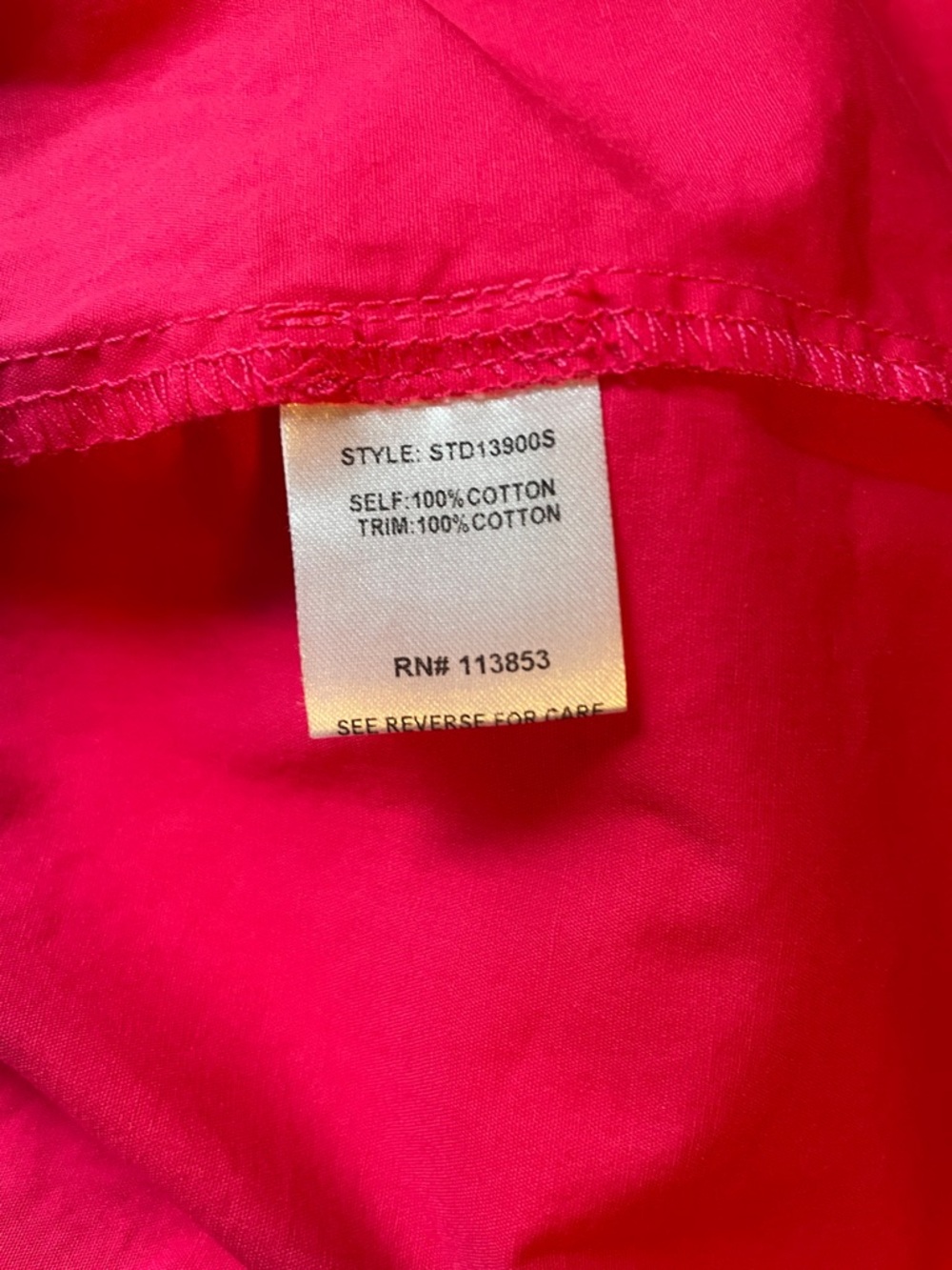 Sugarlips Vibrant Pink Eyelet-Trim Camden Poplin Midi Dress Size Medium - Picture 11 of 12